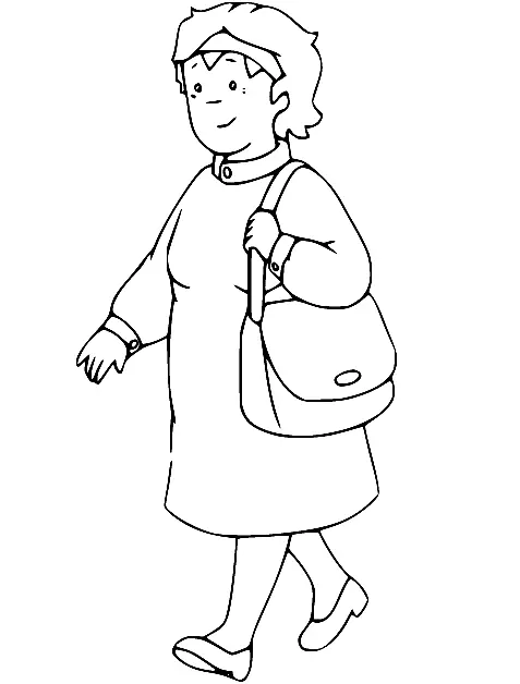 Caillou Coloring Pages 41