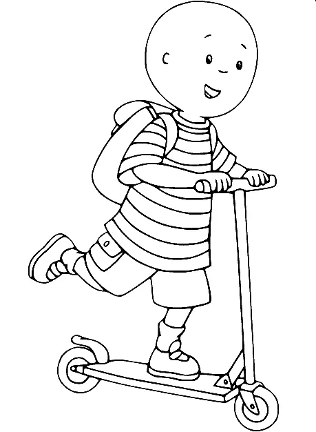 Caillou Coloring Pages 43