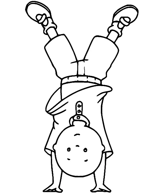 Caillou Coloring Pages 44