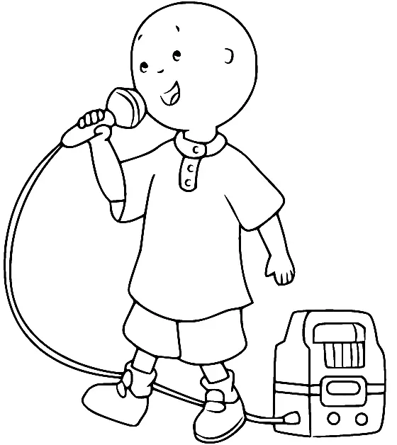 Caillou Coloring Pages 48