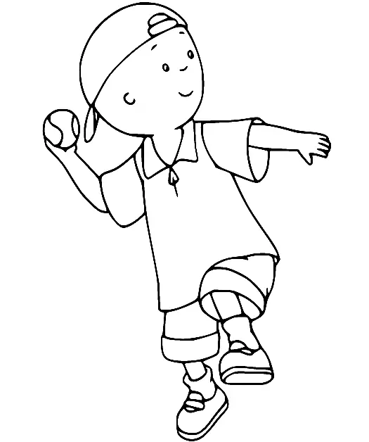 Caillou Para Colorear 57