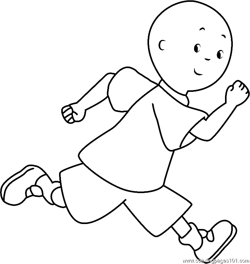 Caillou Para Colorear 69