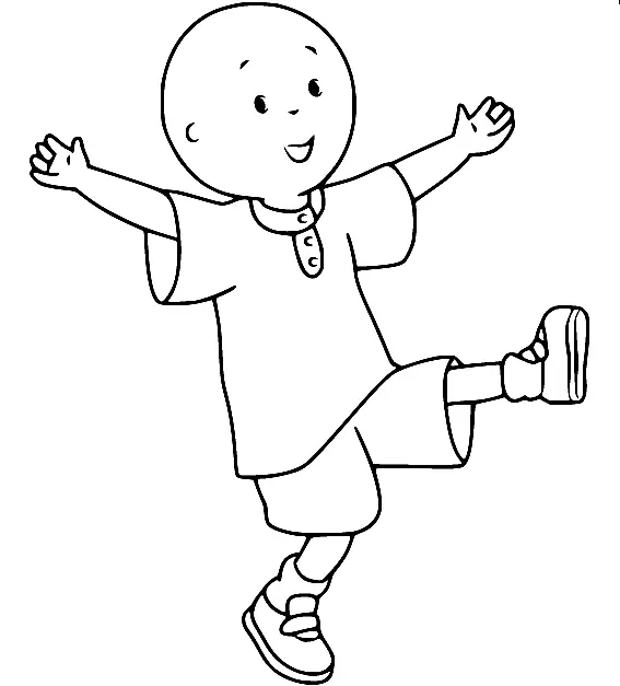 Caillou Para Colorear 75