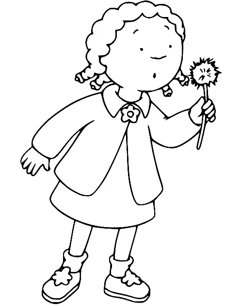 Caillou Para Colorear 81