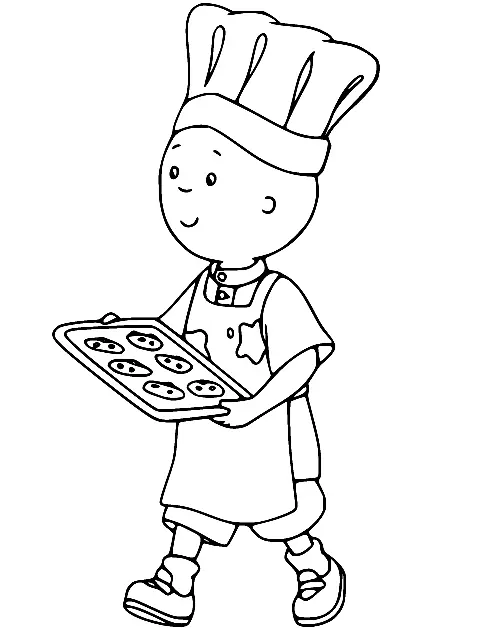 Caillou Para Colorear 82