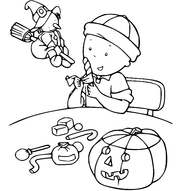 Caillou Coloring Pages 84