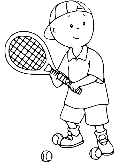 Caillou Para Colorear