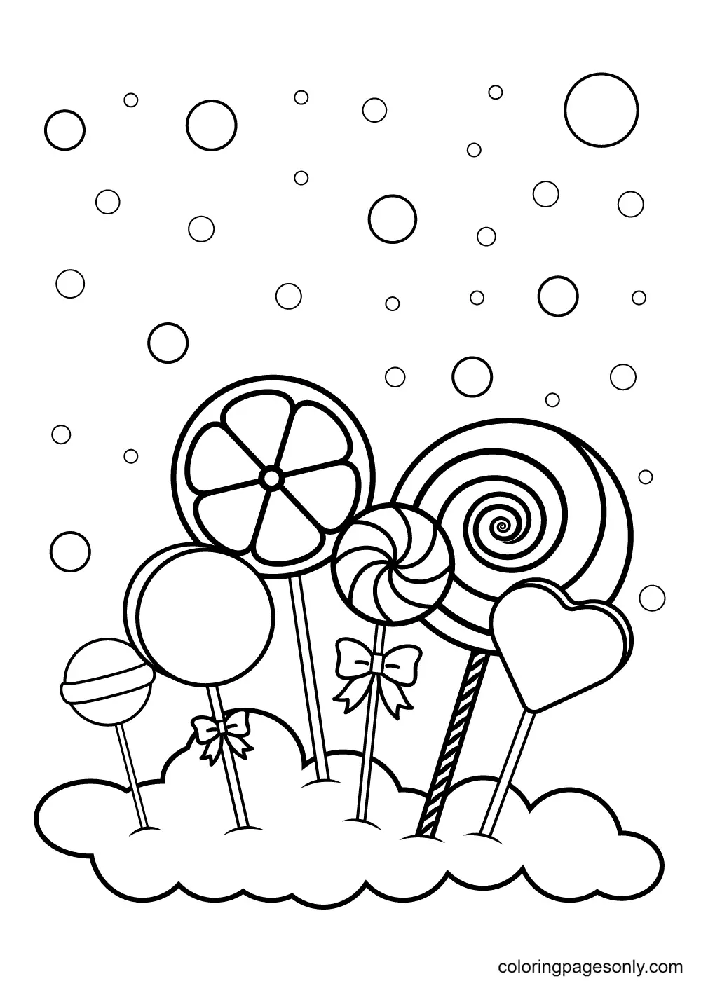 Candy Coloring Pages 10