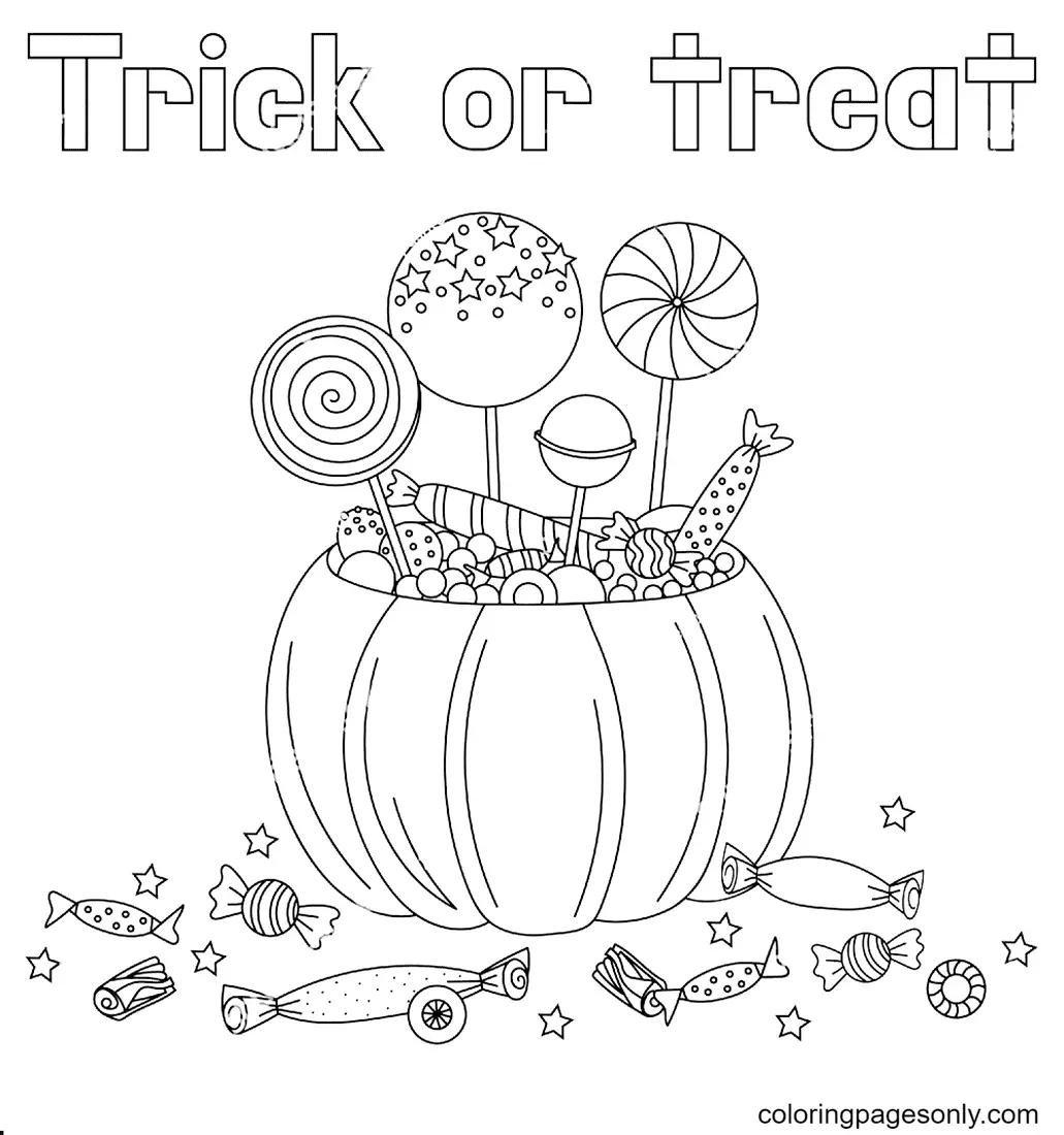 Candy Coloring Pages 31