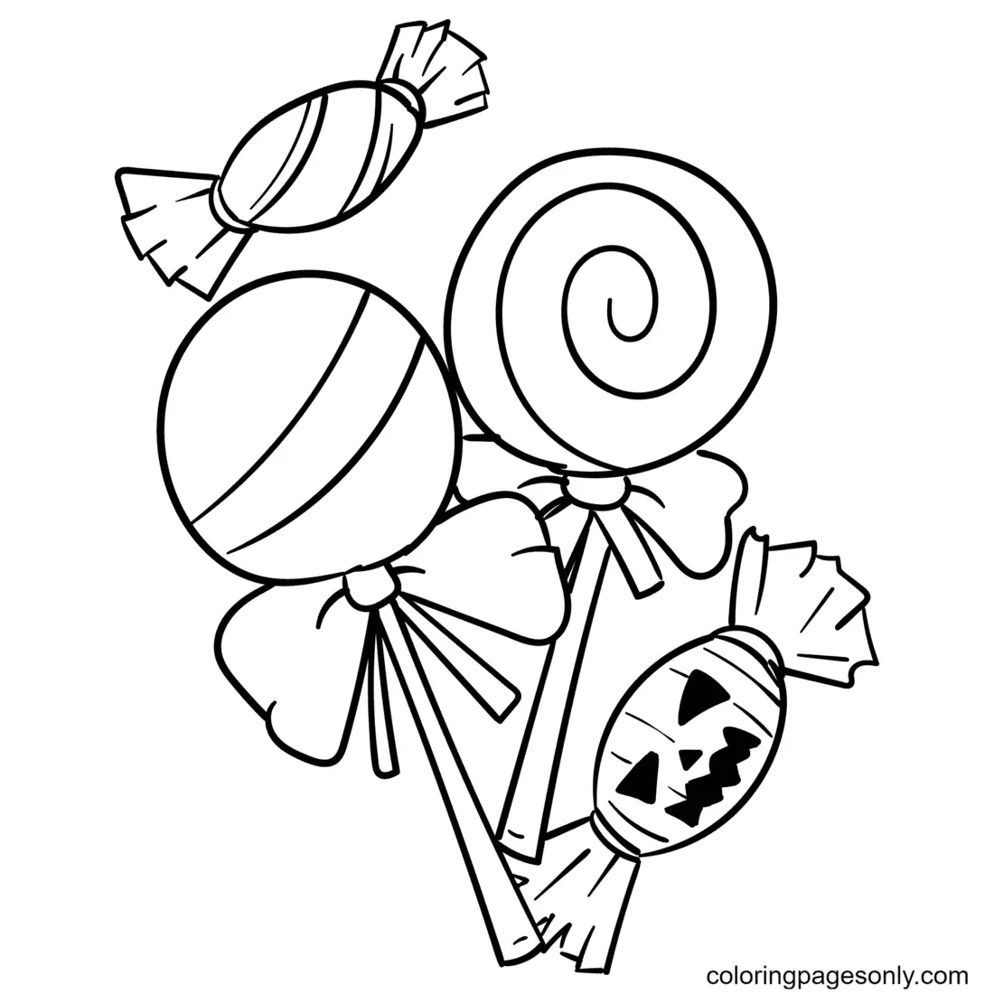 Candy Coloring Pages 41