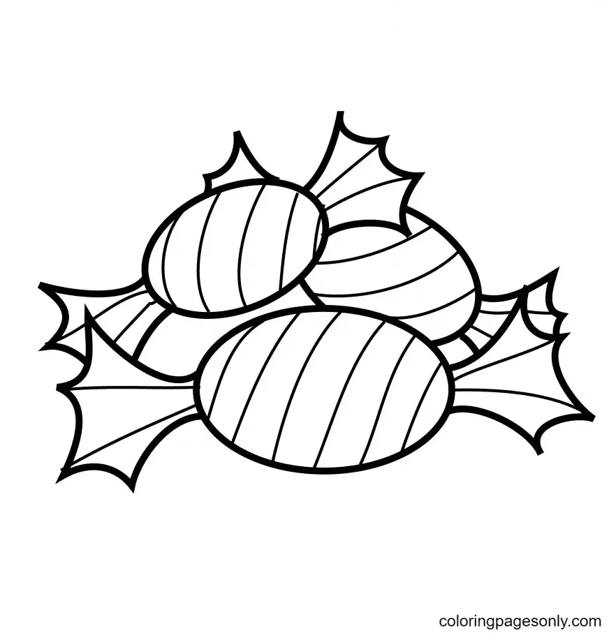 Candy Coloring Pages 44