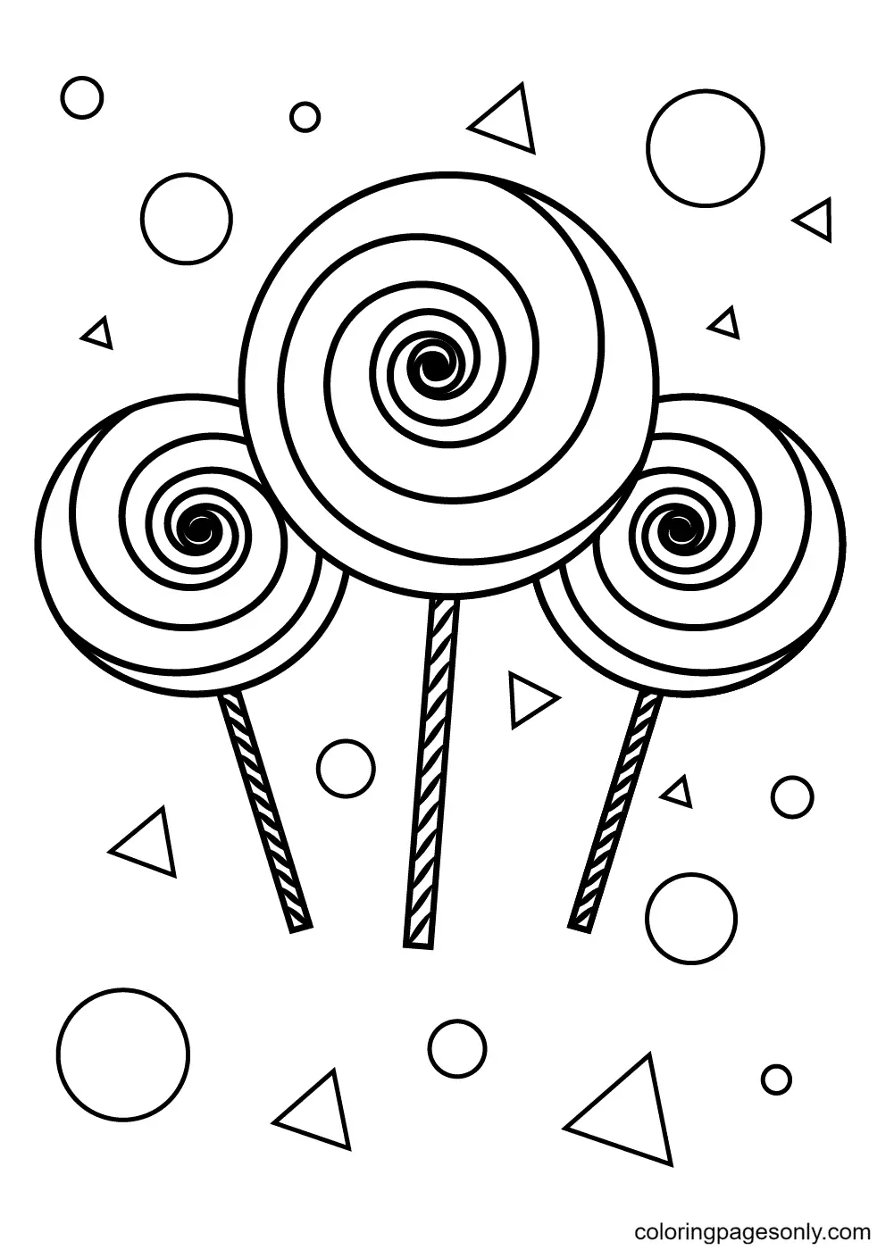 Candy Coloring Pages 59
