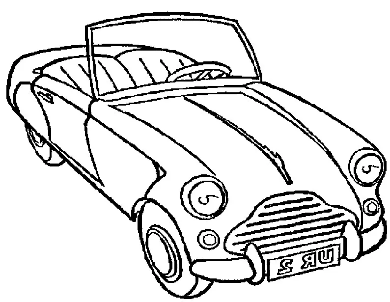 Carro Para Colorir 143