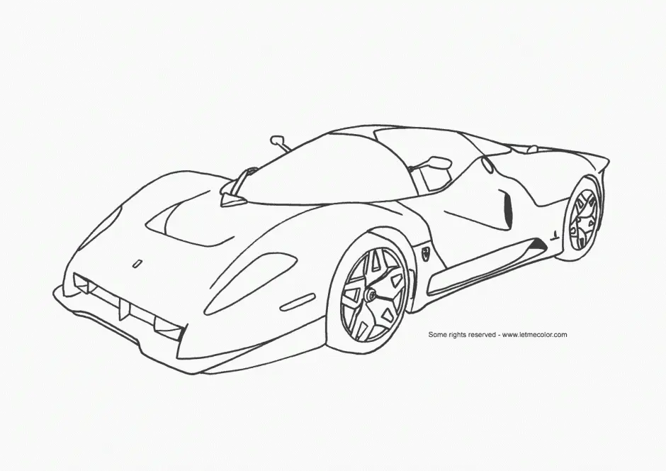 Car Coloring Pages 97