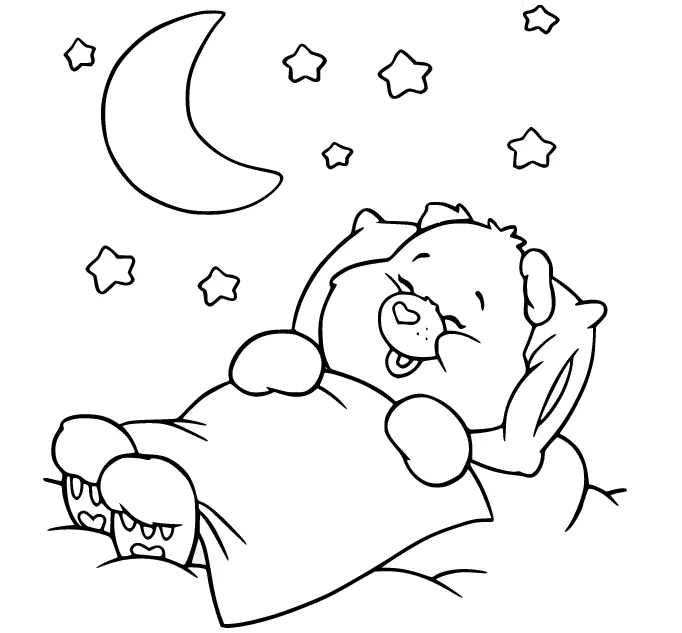 Care Bears Coloring Pages 15