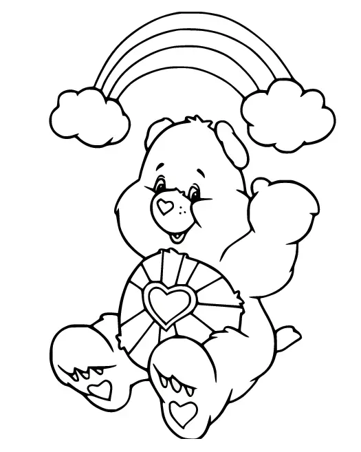 Care Bears Coloring Pages 32