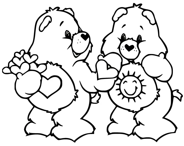 Care Bears Coloring Pages 41