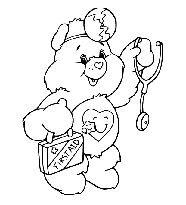 Care Bears Coloring Pages 43