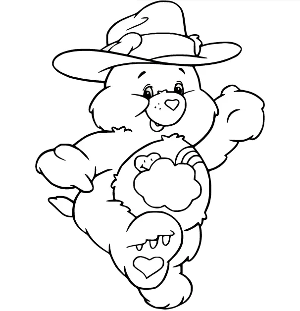 Care Bears Coloring Pages 75