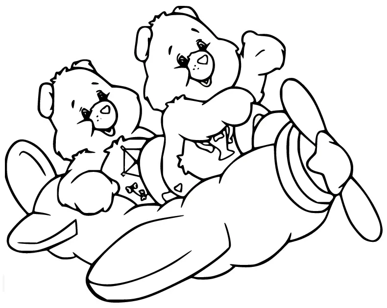 Care Bears Coloring Pages 76