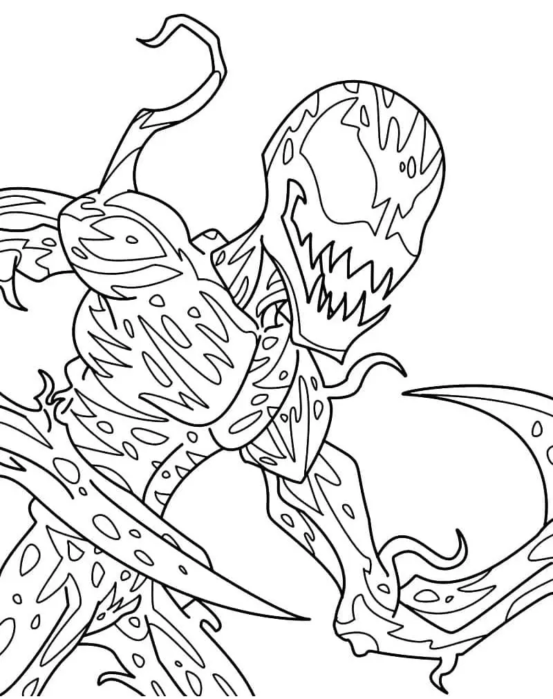 Carnage Coloring Pages 15