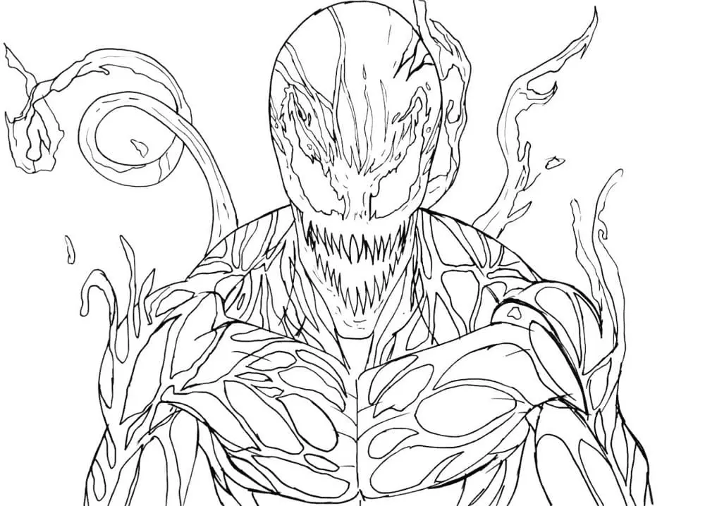 Carnage Coloring Pages 7