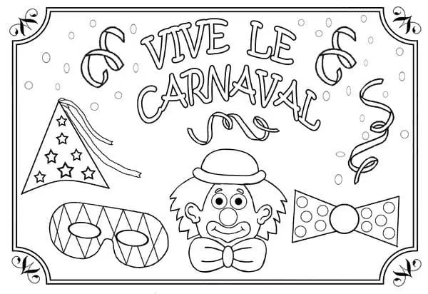 Carnival Coloring Pages 31