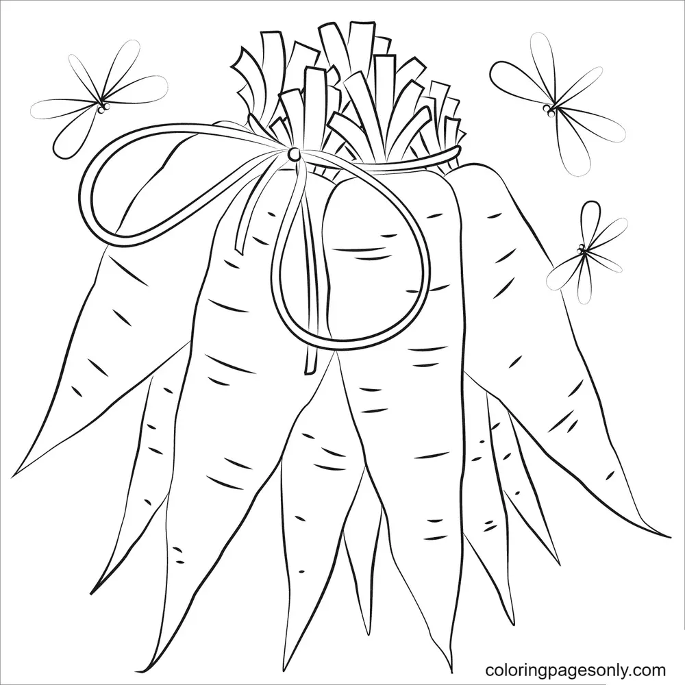 Carrot Coloring Pages 31