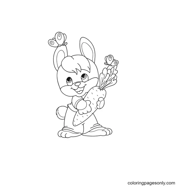 Carrot Coloring Pages 57