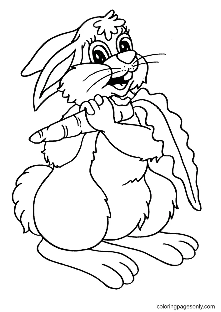 Carrot Coloring Pages 61