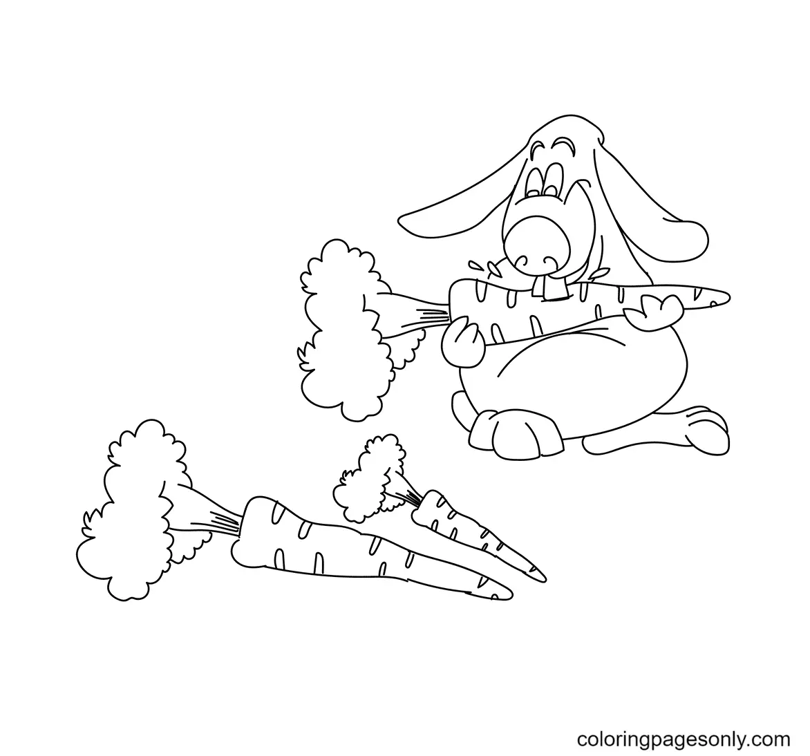 Carrot Coloring Pages 66