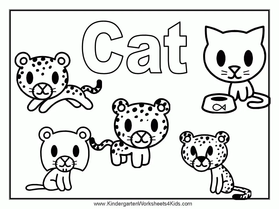 Gatos Para Colorear 106