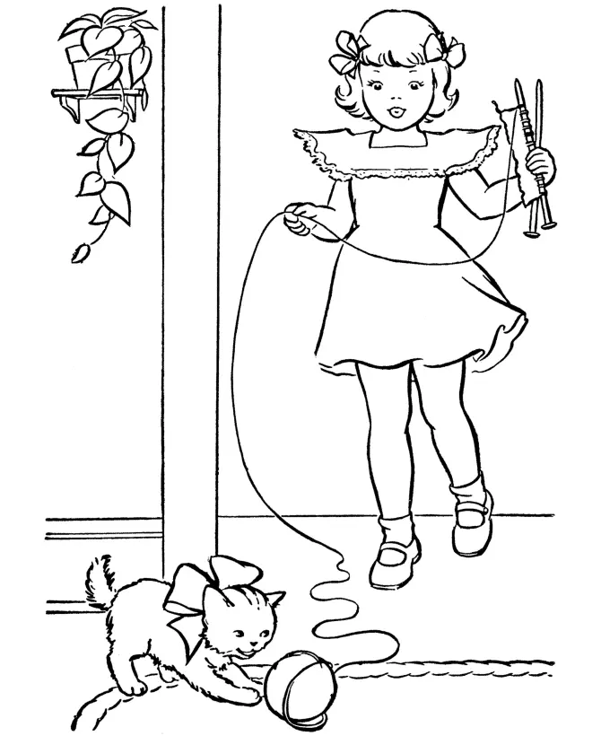 Cat Coloring Pages 116