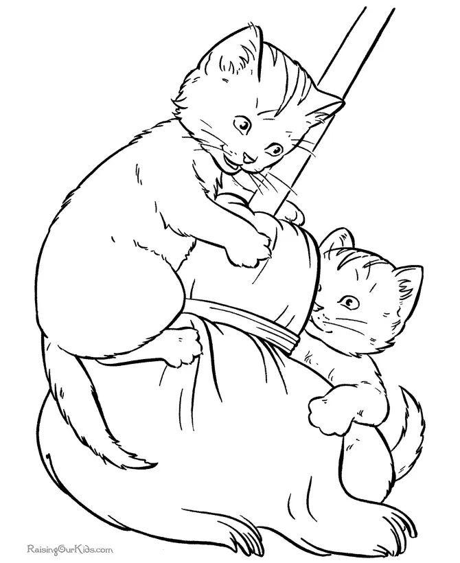 Cat Coloring Pages 118