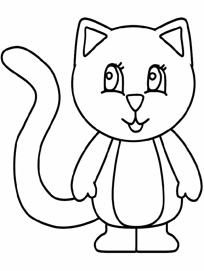 Gatos Para Colorear 121