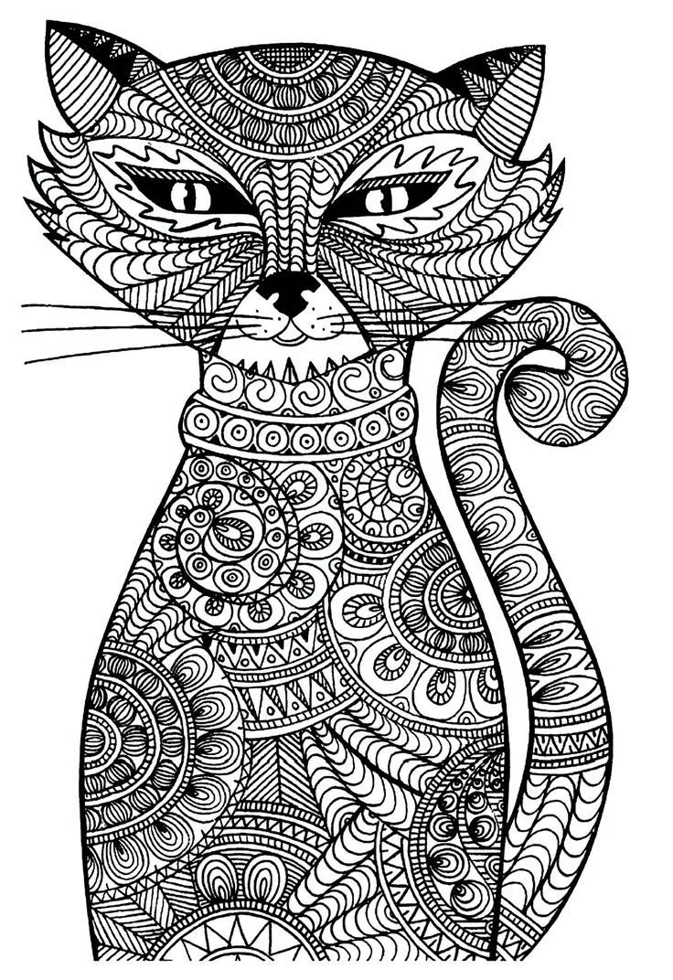 Gatos Para Colorear 56