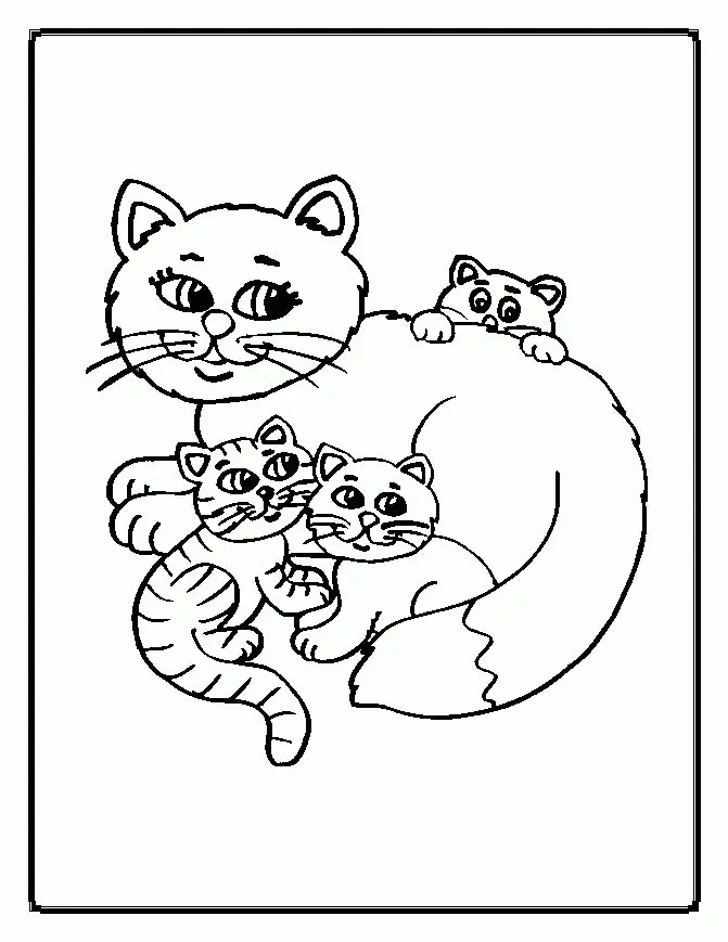 Gatos Para Colorear 66