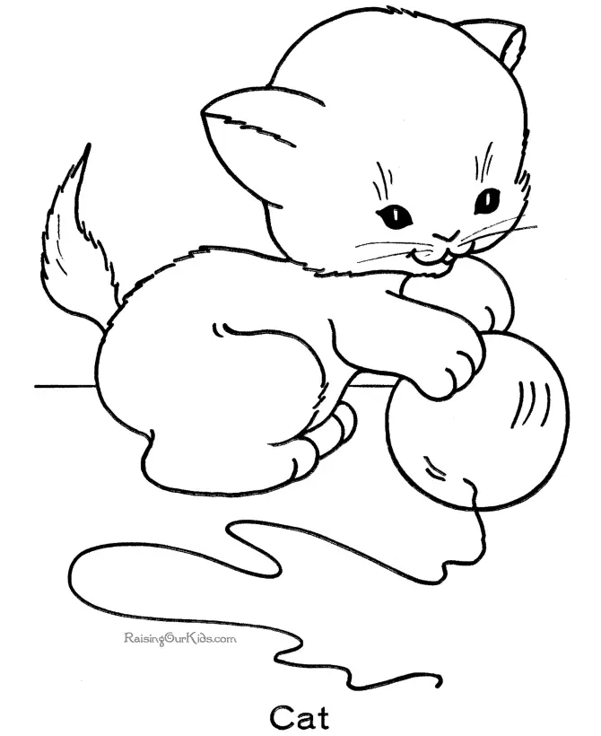 Cat Coloring Pages 74