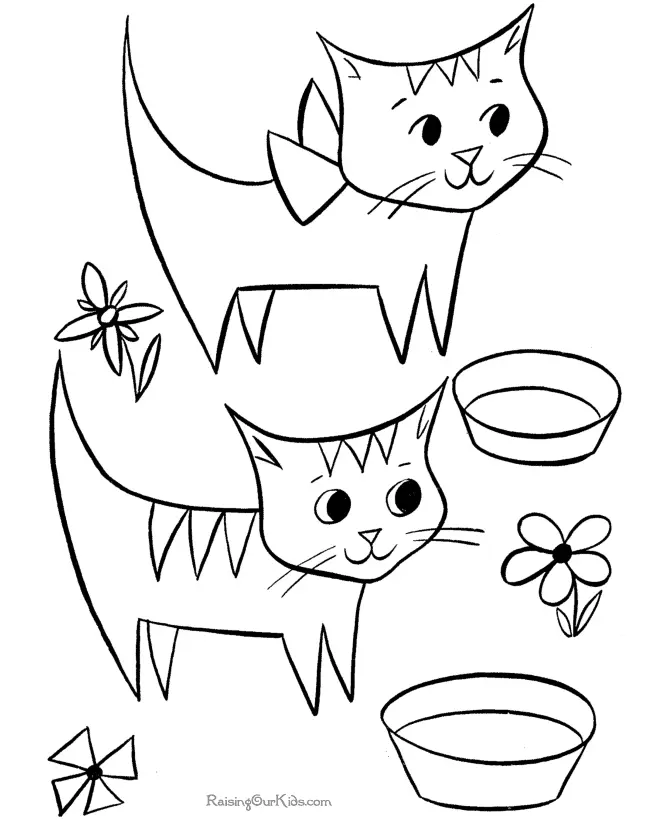 Cat Coloring Pages 89