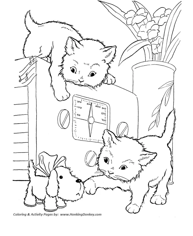 Cat Coloring Pages 98