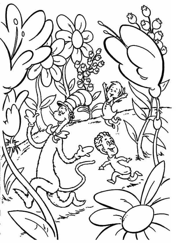 Cat In The Hat Coloring Pages 58