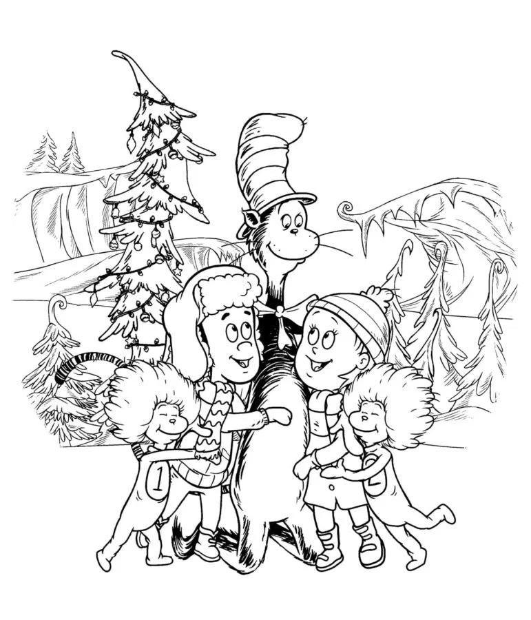 Cat In The Hat Coloring Pages 62