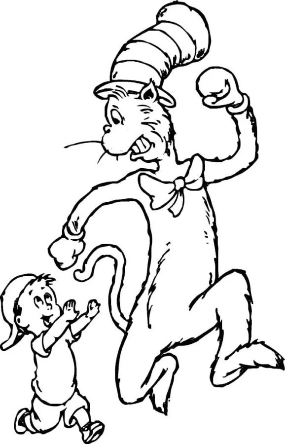 Cat In The Hat Coloring Pages 72