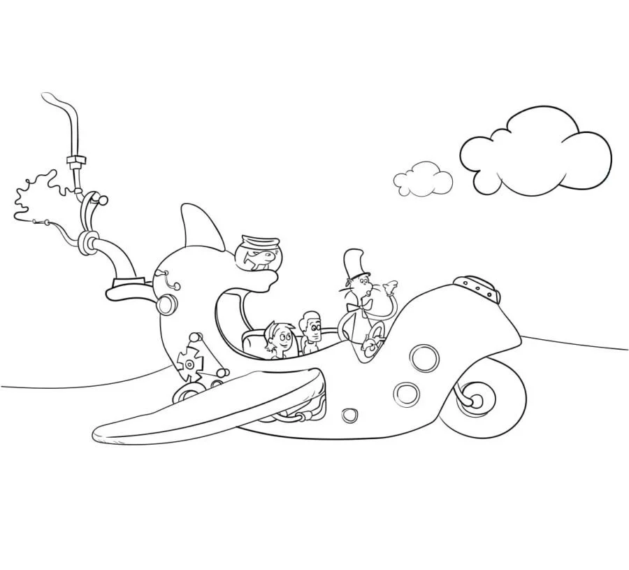 Cat In The Hat Coloring Pages 76