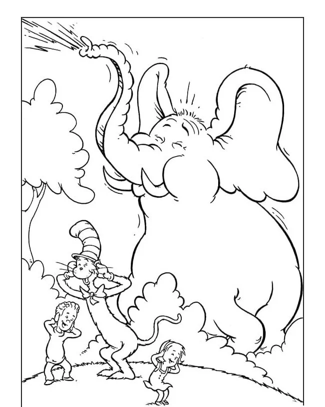 Cat In The Hat Coloring Pages 78