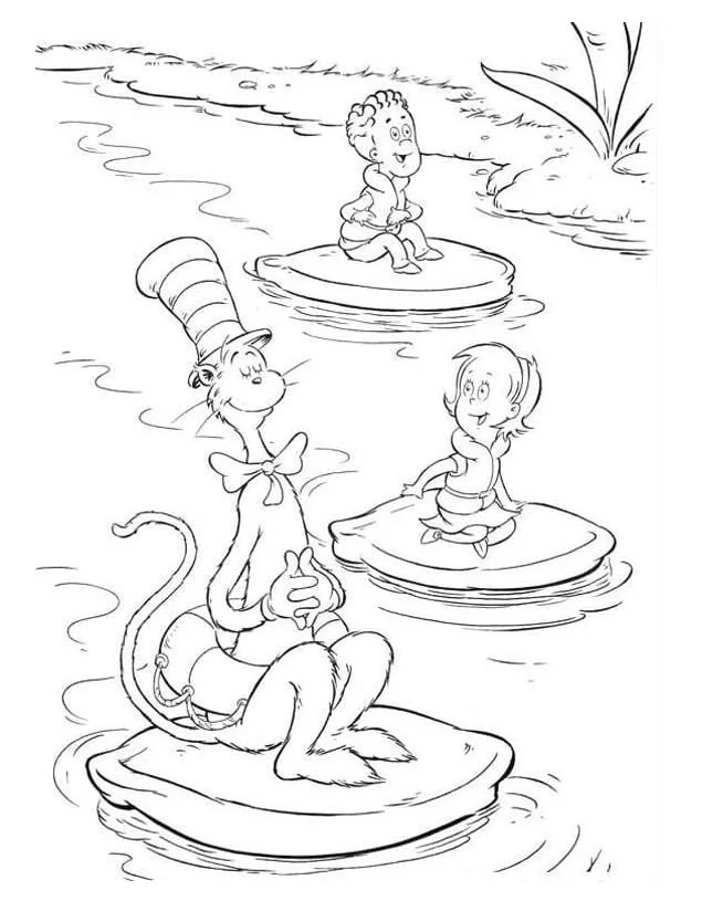 Cat In The Hat Coloring Pages 80