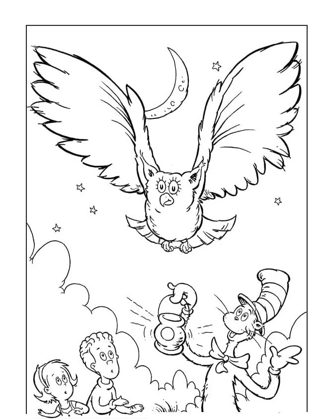 Cat In The Hat Coloring Pages 87