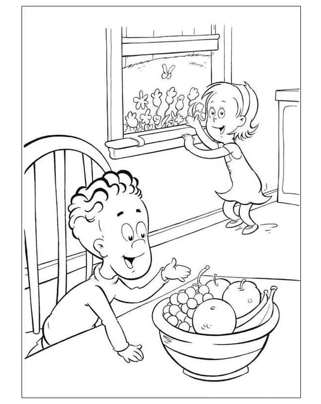 Cat In The Hat Coloring Pages 92