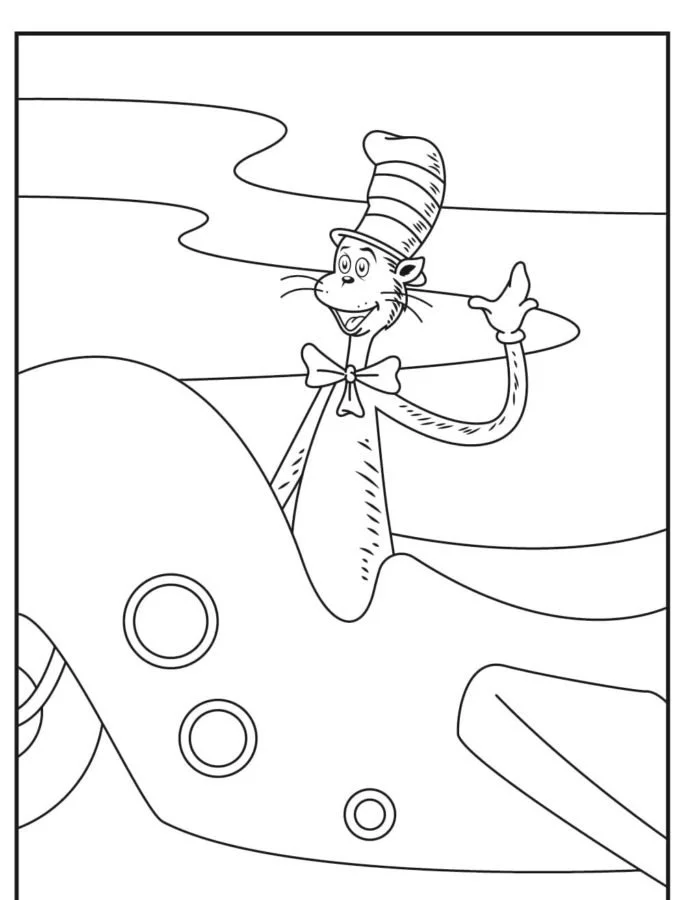 Cat In The Hat Coloring Pages 94