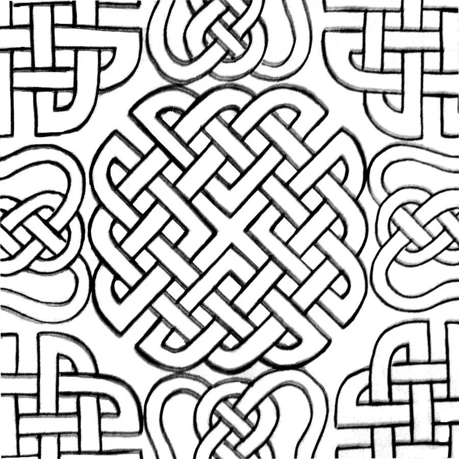 Celtic Knot Coloring Pages